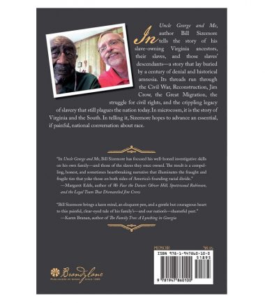 Uncle George and Me by Bill Sizemore - Back Cover